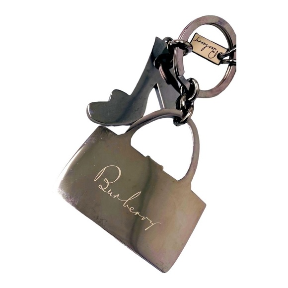 Burberry Keychain w Blue Umbrella & White Trench Coat NWOT Very Rare NWOT - Picture 2 of 2